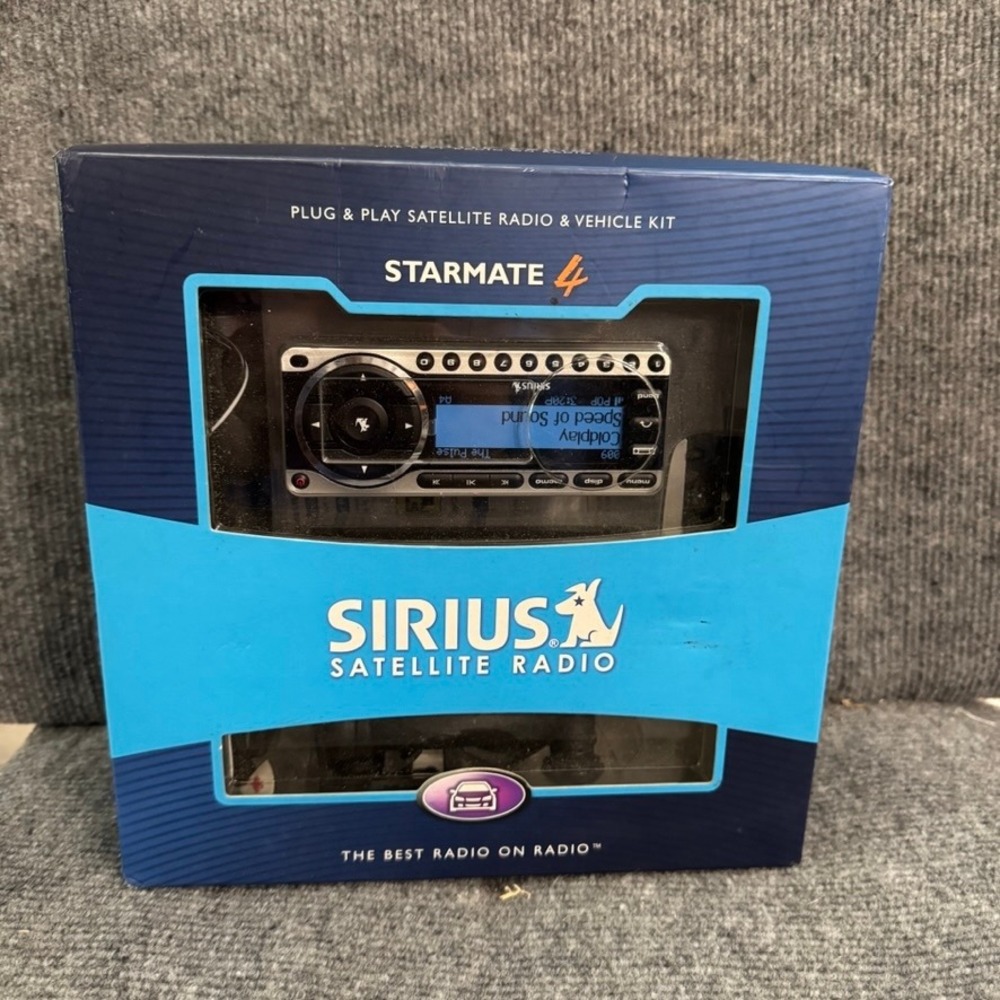 Sirius Starmate 4 Satellite Radio Vehicle Kit ST4-TK1 Receiver Remote New Box